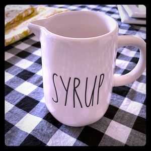 Rae Dunn Syrup pitcher